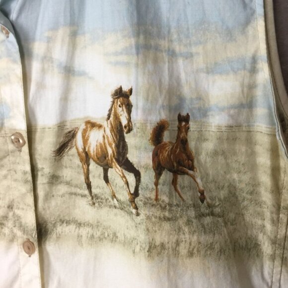 Bit and Bridle Sleeveless Tank Top Horse Shirt XXL Horse Lover - Picture 2 of 10